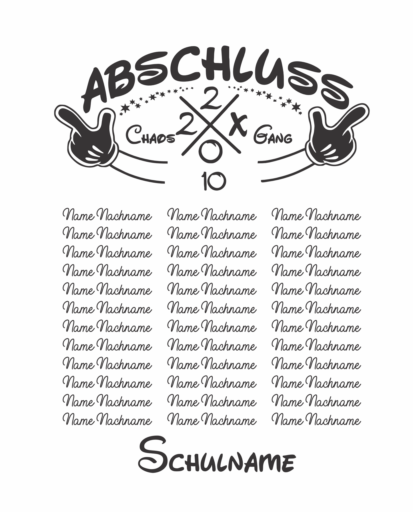 Abgänger Hoody Chaos Gang