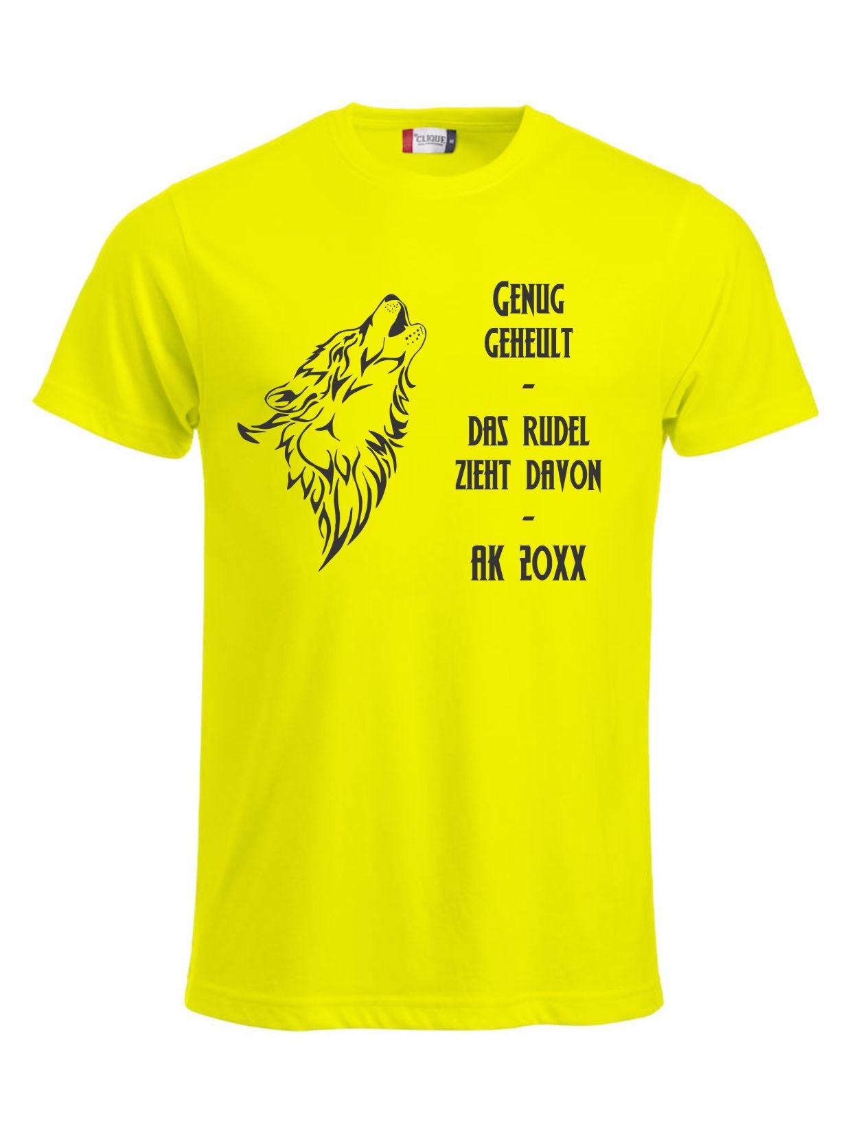 Abgänger T-Shirt Wolf heult