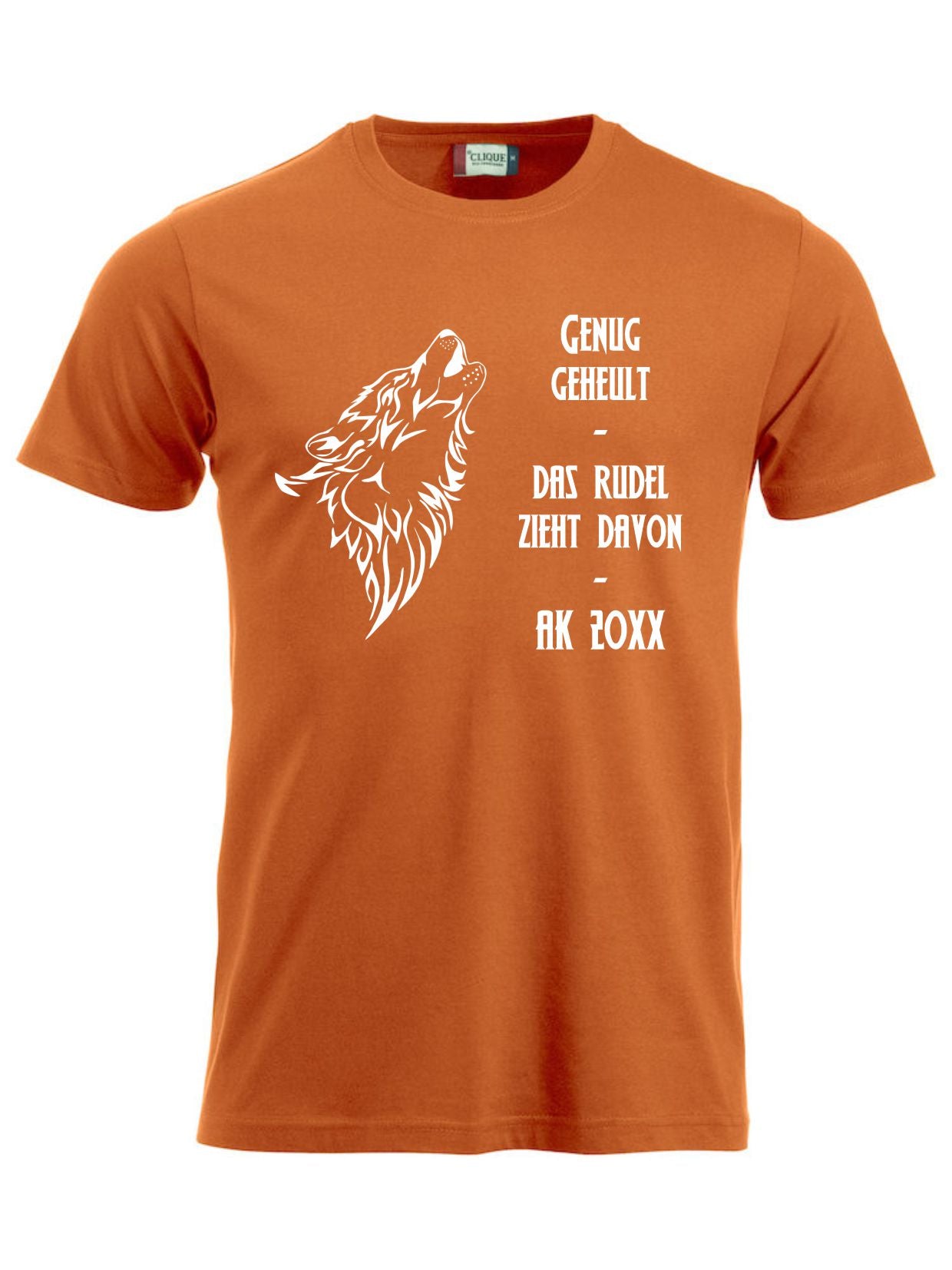 Abgänger T-Shirt Wolf heult