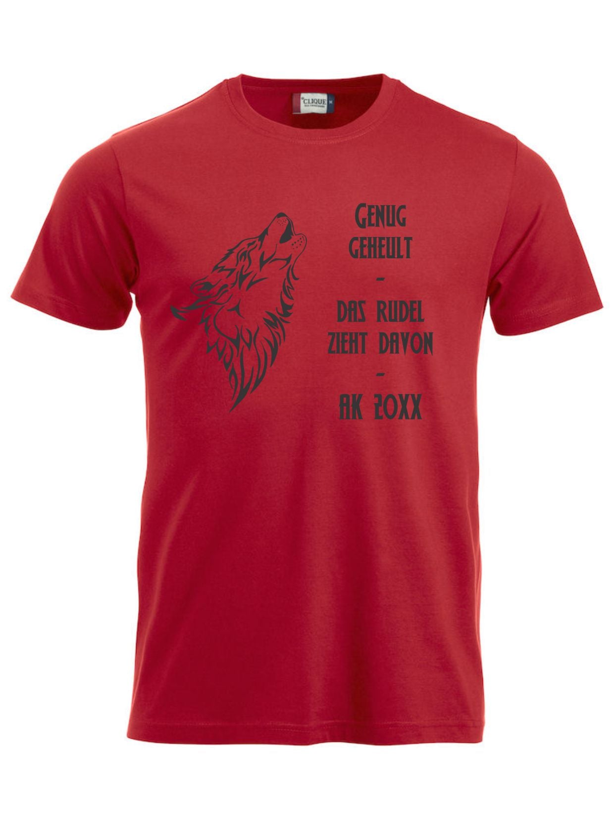 Abgänger T-Shirt Wolf heult