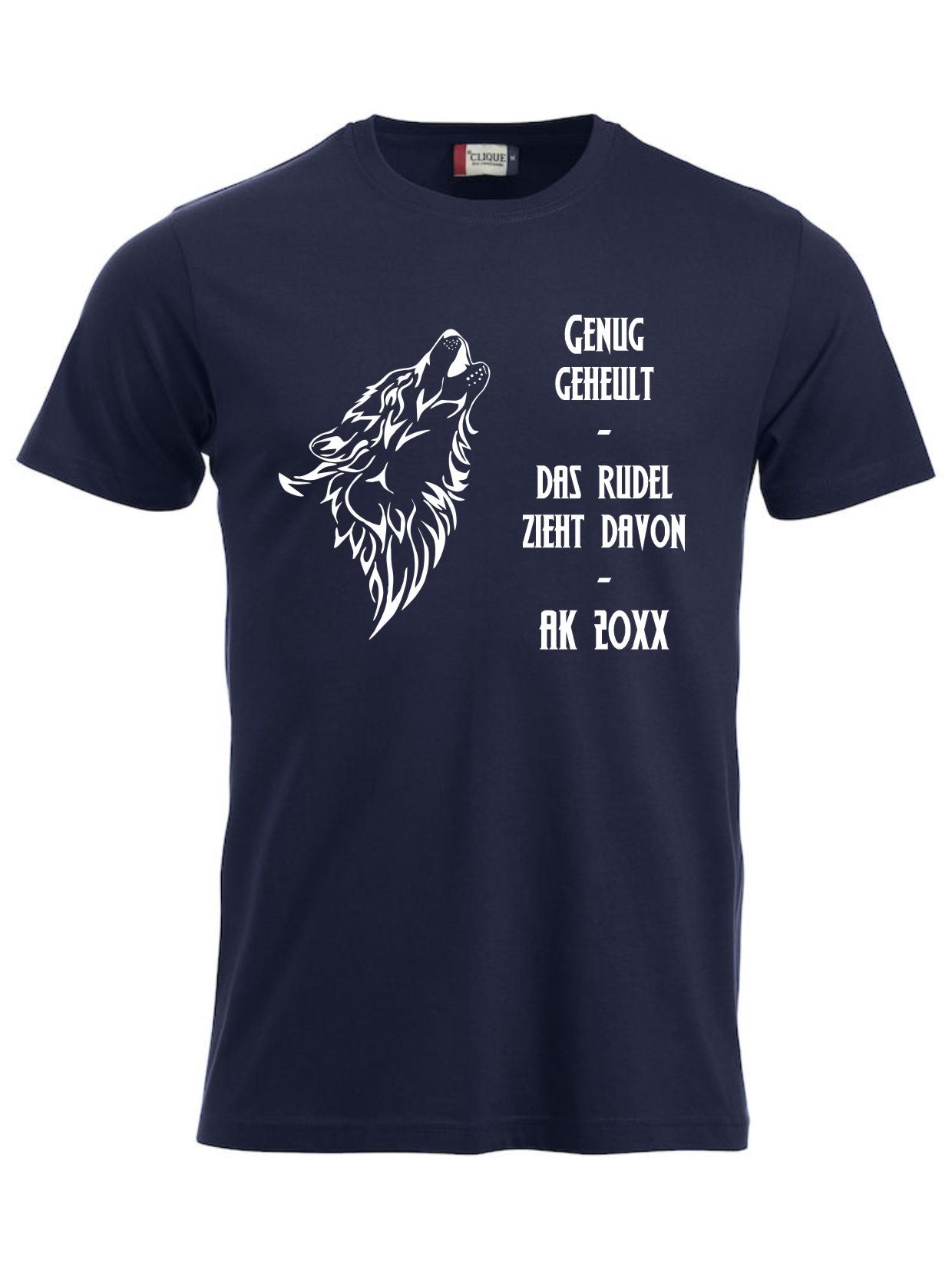 Abgänger T-Shirt Wolf heult
