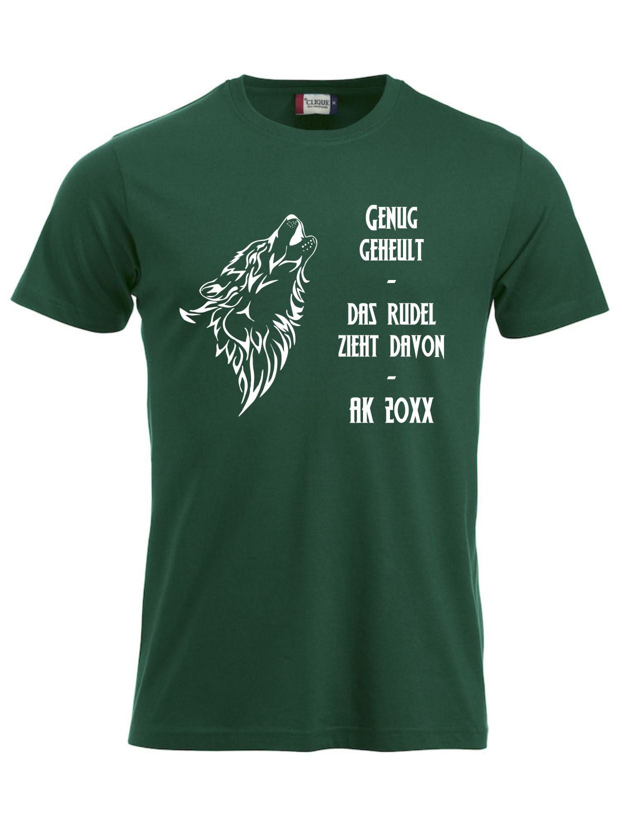 Abgänger T-Shirt Wolf heult