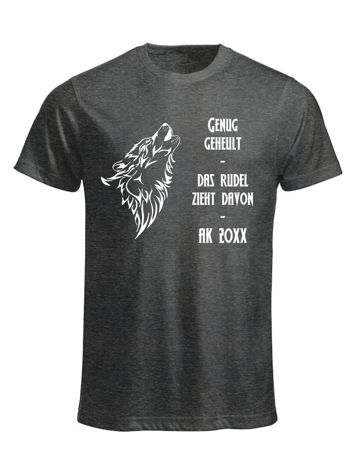 Abgänger T-Shirt Wolf heult