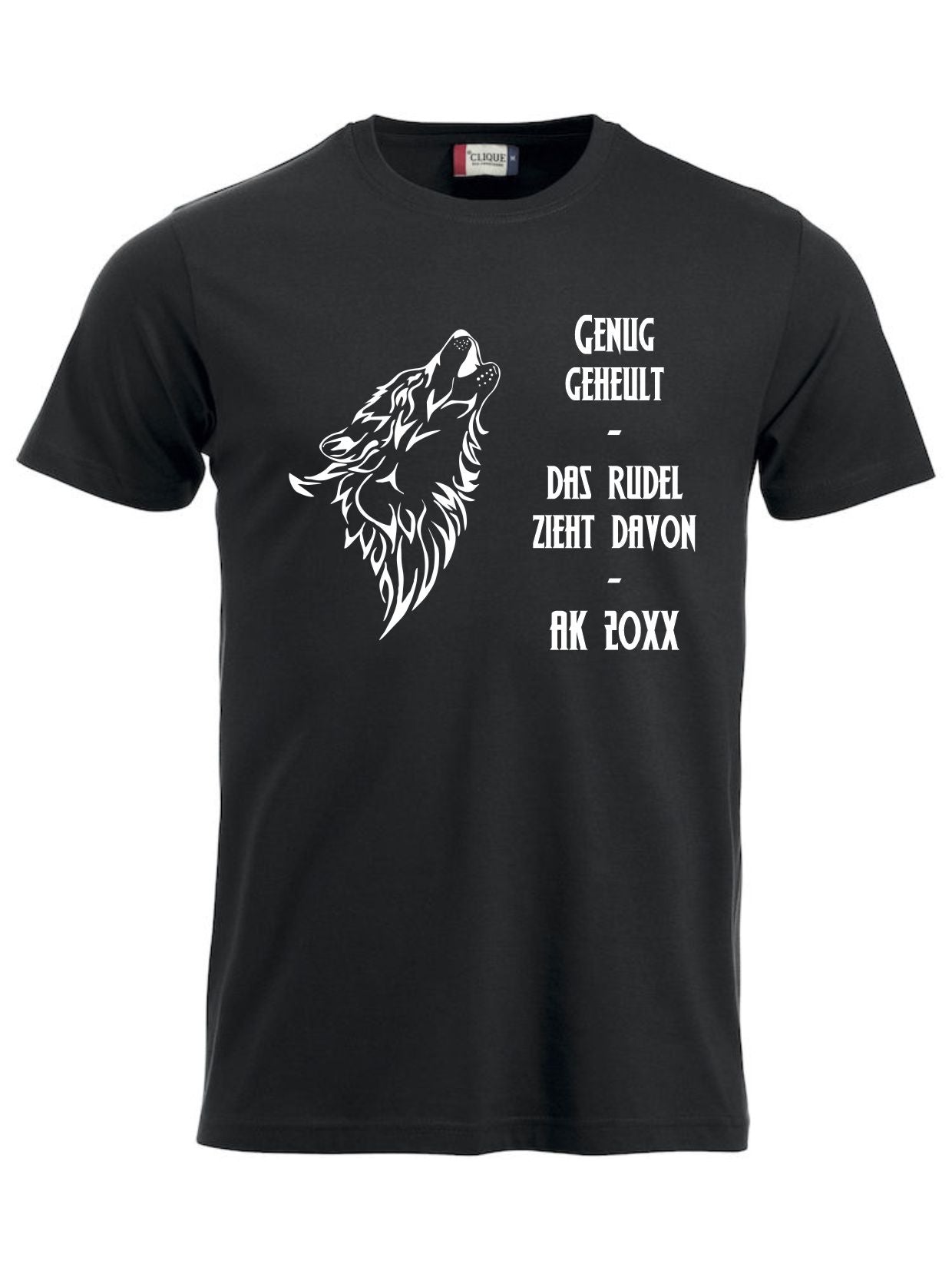 Abgänger T-Shirt Wolf heult
