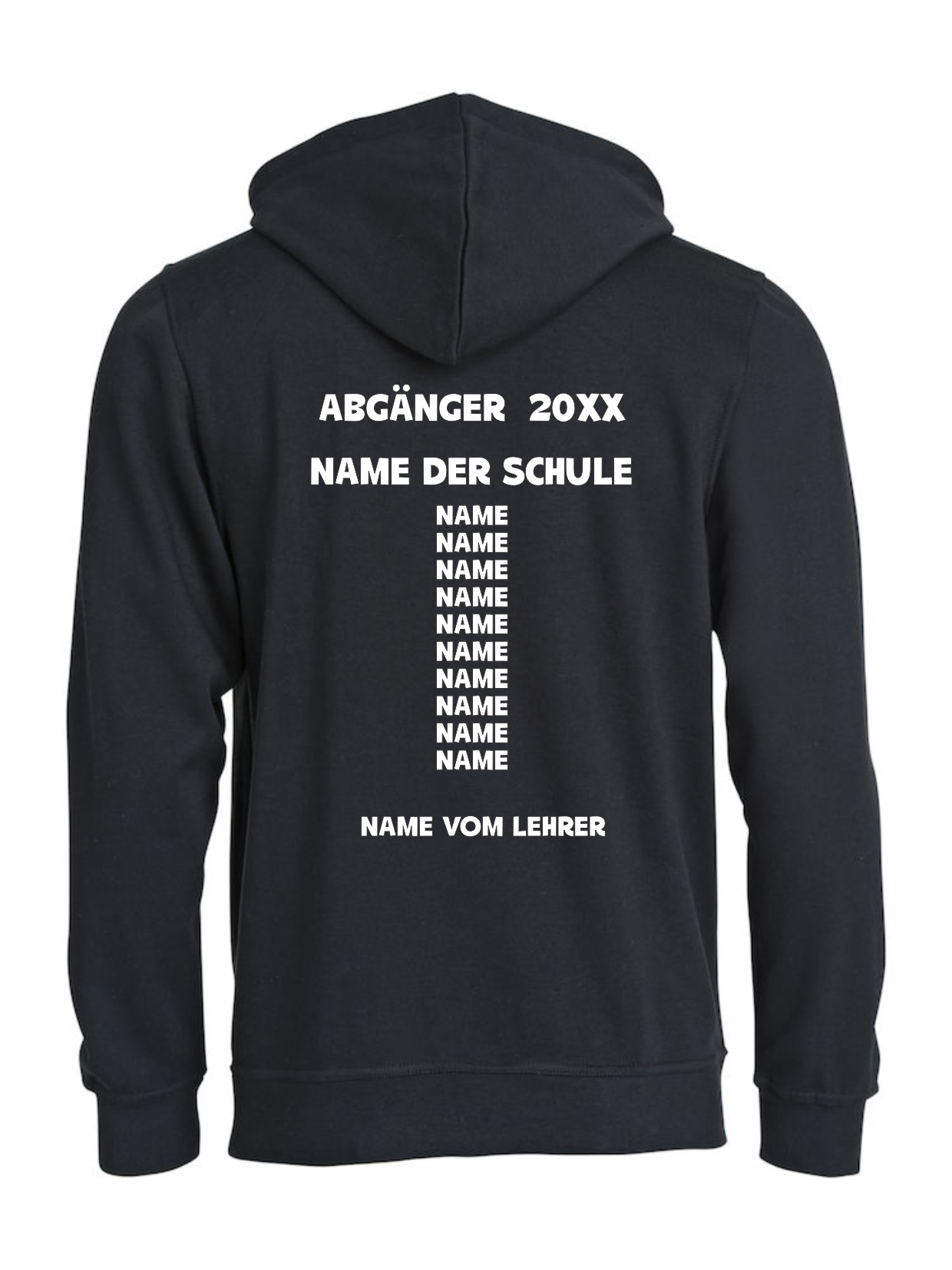Abgänger Hoody Noten selber
