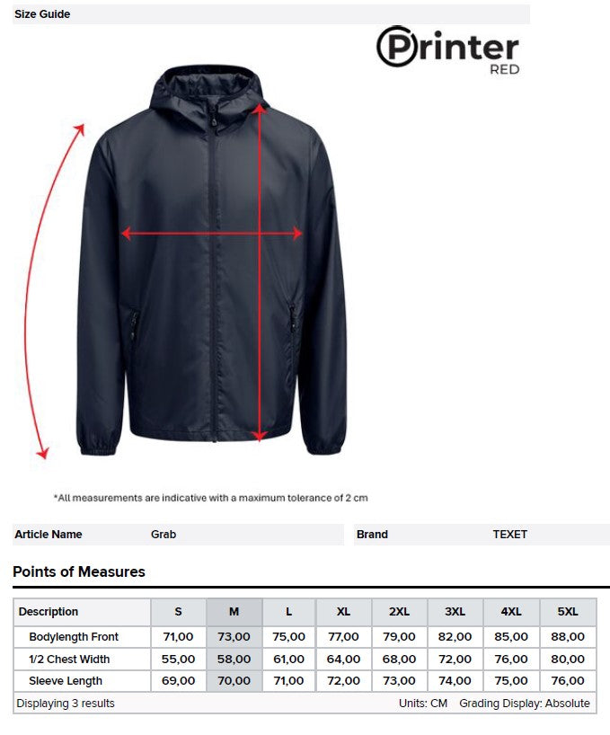 Deaf EFC Fanclub Regenjacke für Damen und Herren